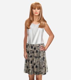 A-line Printed Skirt