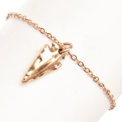 Gold Tone Arrowhead Bracelet