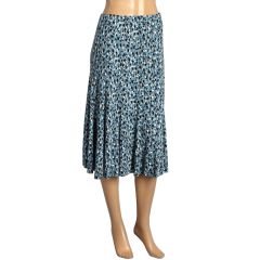 Blue Fields Midi Skirt