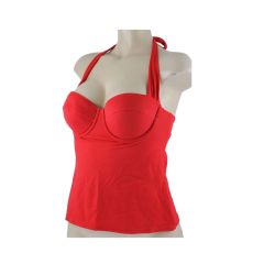 Red Push Up Swimsuit Tops